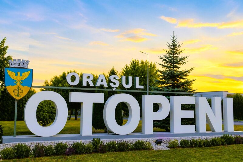 Otopeni, central str. Floare de Cais Ilfov, in plan secund retras de la DN1